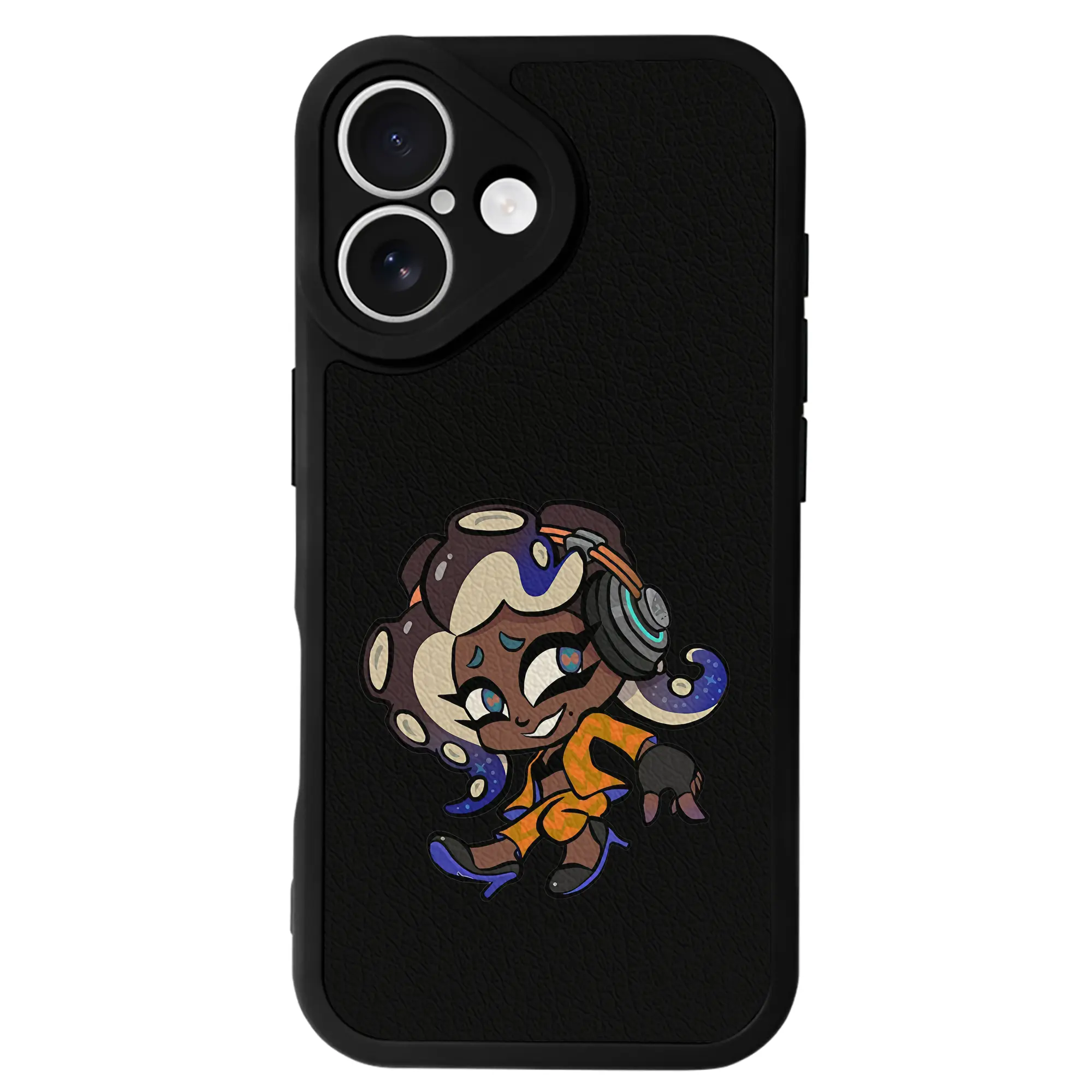 スプラトゥーン グッズ,イイダ - IPhone 16シリーズ対応 ・ シリコンスマホケース ・ レザー調 ・ 高精度フィット ・ 耐衝撃 ・ ワイヤレス充電対応 ・ 精密カット